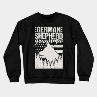 German Shepherd Grandma Crewneck Sweatshirt